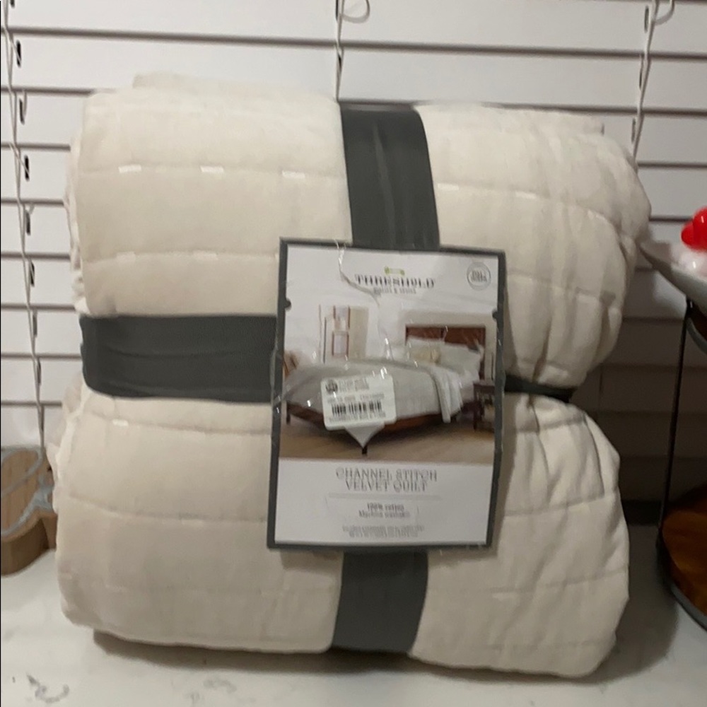 Threshold Full/Queen Channel Stitch Quilt